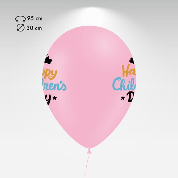 Balão Hg95i Personalizado, 2 Faces 3 Cores - Branco