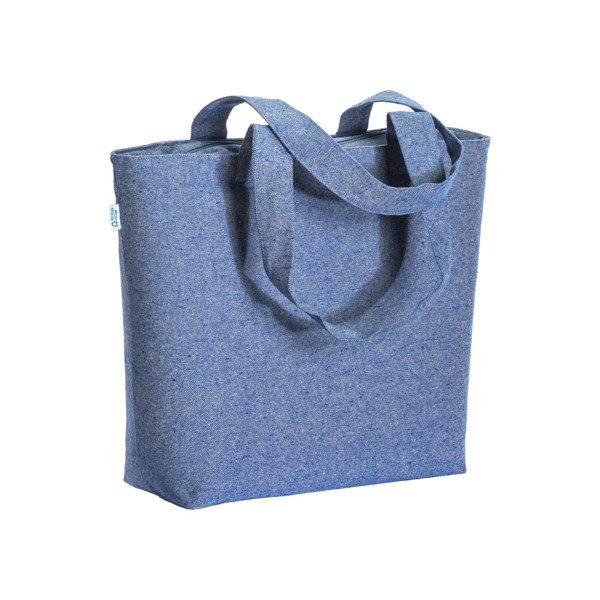 280 G/M2 Recycled Cotton Shopper With Gusset - Royal