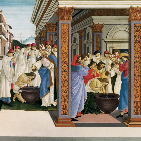 Notique Poznámkový Kalendář Sandro Botticelli 2027, 30 x 30 cm - Východní