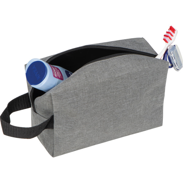 Toiletry bag made from RPET DAWID - Silvergrey