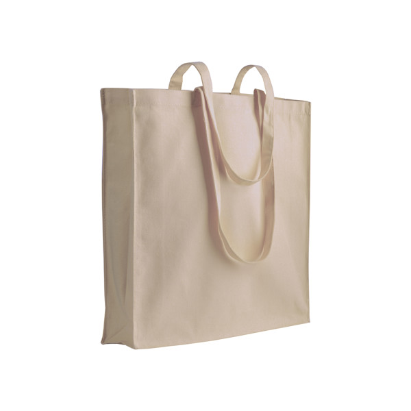 180 G/M2 Cotton Bag With Long Handles And Gusset