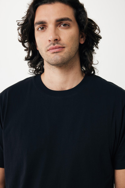 T-shirt coupe décontractée en coton recyclé IQONIQ Kakadu - Noir / XXL