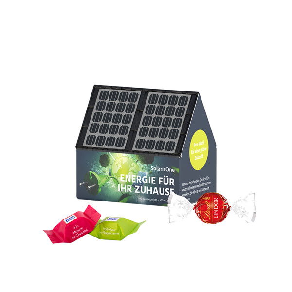 3D present house, Lindt LINDOR milkballs