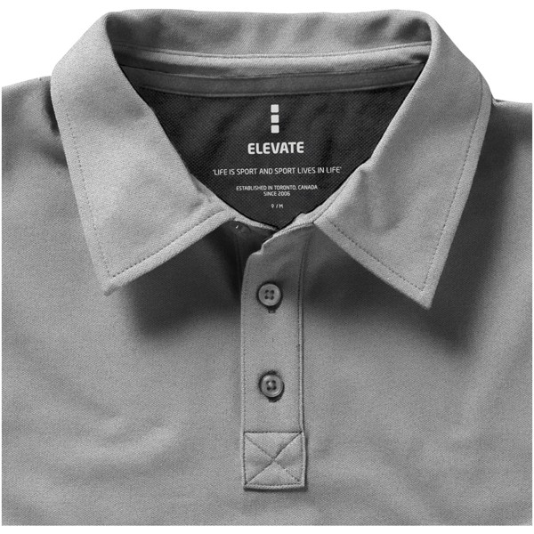 Polo stretch manches courtes homme Markham - Gris mélangé / XS