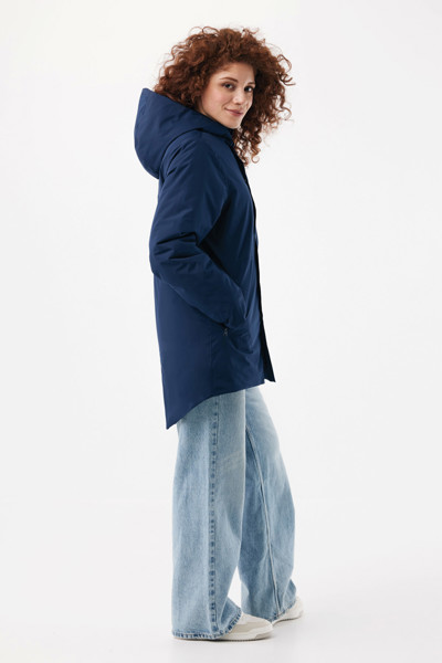 Parka en polyester recyclé IQONIQ Thelon - Bleu Marine / XXL