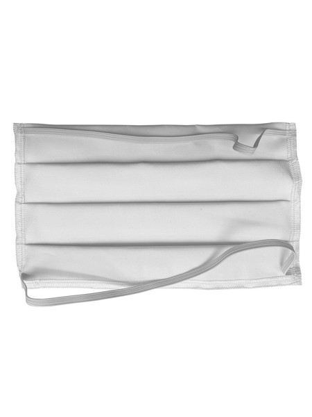 Mascherina pieghettata idrorepellente - White