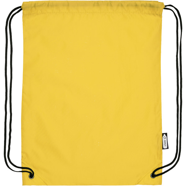 Zaino con cordoncino Oriole in PET riciclato - 5L - Giallo