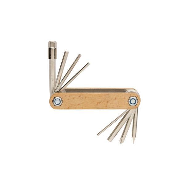 Xd Collection beech wood hex tool, 9 functions