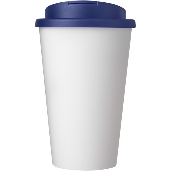 Gobelet isolant Americano® 350ml avec couvercle anti fuites - Blanc / Bleu