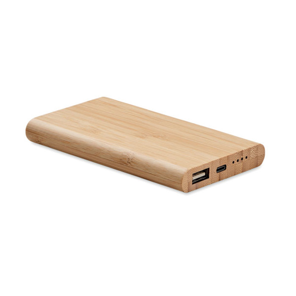 Power bank de bambú 4000 mAh Arenapower C