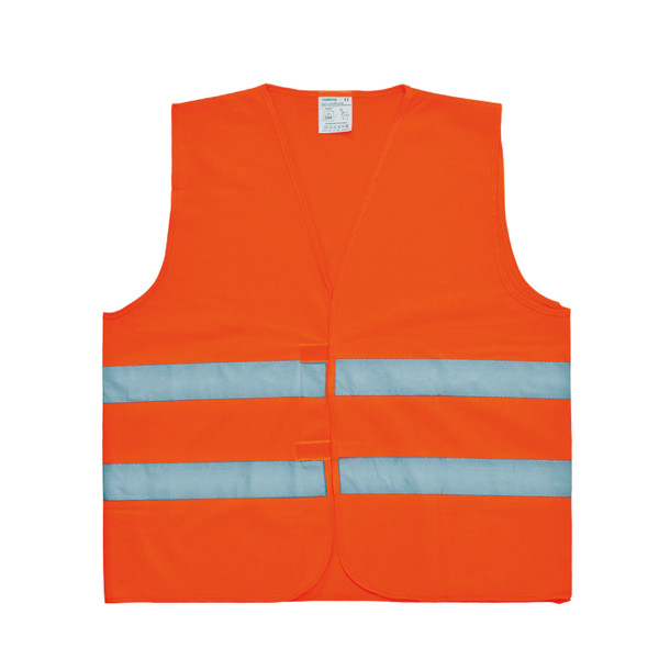 Colete Refletor Homologado, 100% Poliéster - Laranja Fluorescente / XL