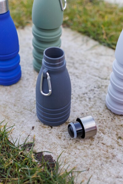 Foldable bottle Erin | 550 ml - grey