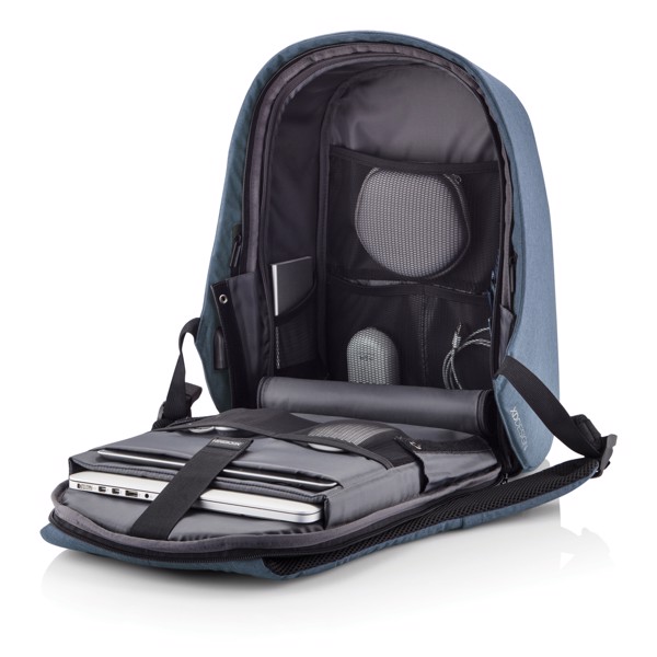 XD Design Bobby Hero Small backpack, USB, 13.3" laptop - Light Blue / Black