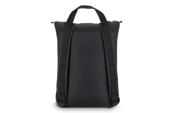Sac à dos pour ordinateur portable rPET 600D Navi 36 x 40 x 10 cm - Noir