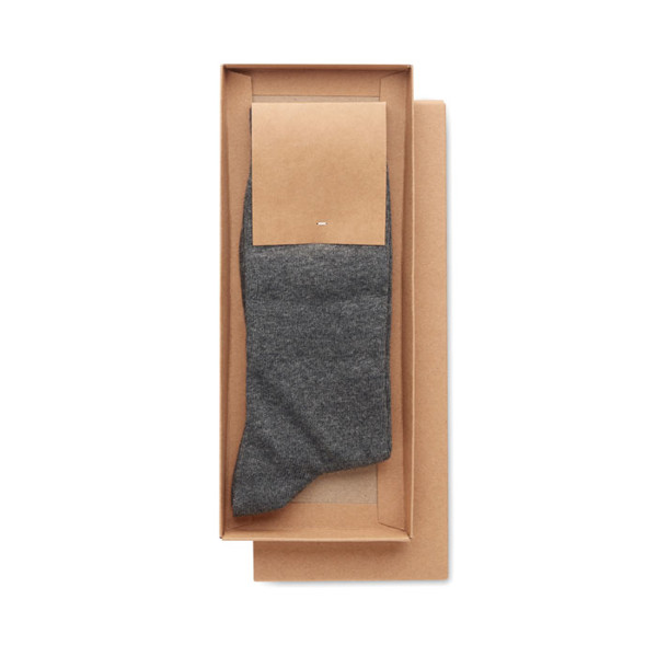 Chaussettes M et boîte cadeau Tada M - Gris Pierre