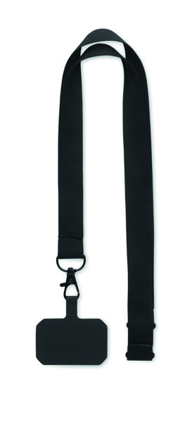 Lanyard porta telefono Ameste - Nero