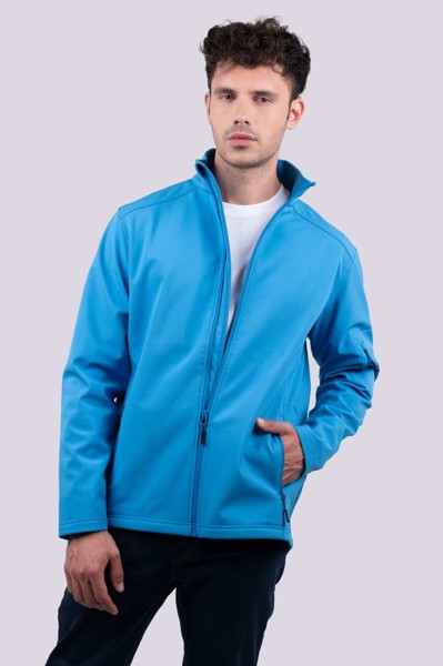 Men’S 3-Layer Softshell Jacket - White / 2XL