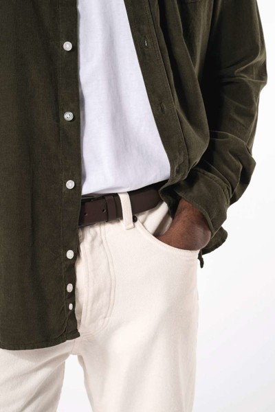 MEN'S LONG-SLEEVED CORDUROY SHIRT