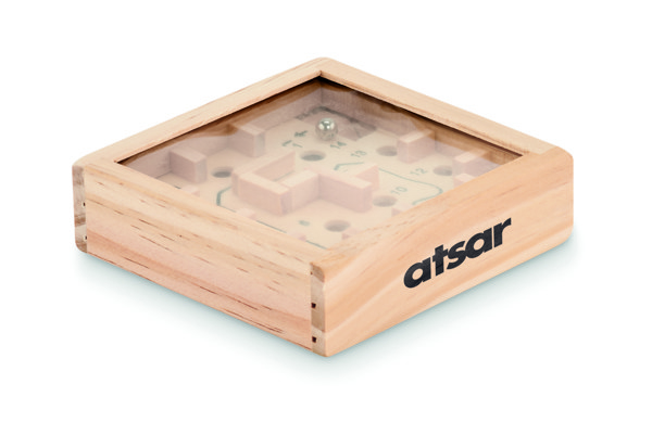 Pine wooden labyrinth game Zuky