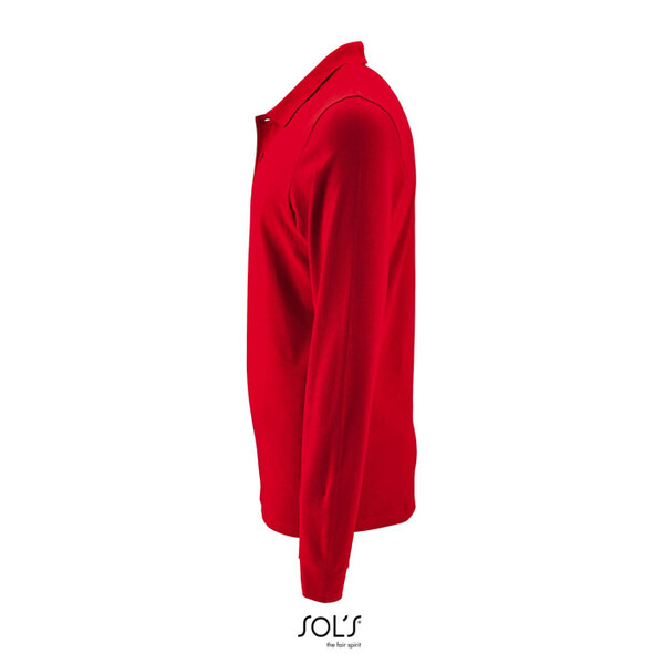 PERFECT MEN LSL POLO 180g Perfect Lsl Men - Vermelho3XL