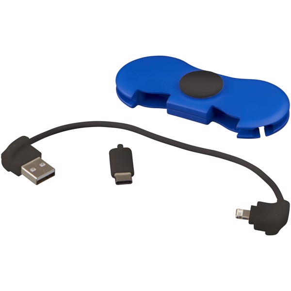 Spin-it charging cable widget - Royal Blue