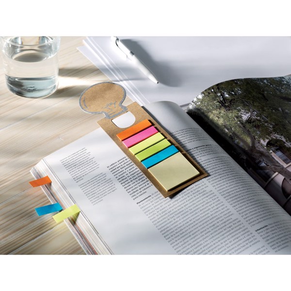 MB - Bookmark with sticky memo pad Idea