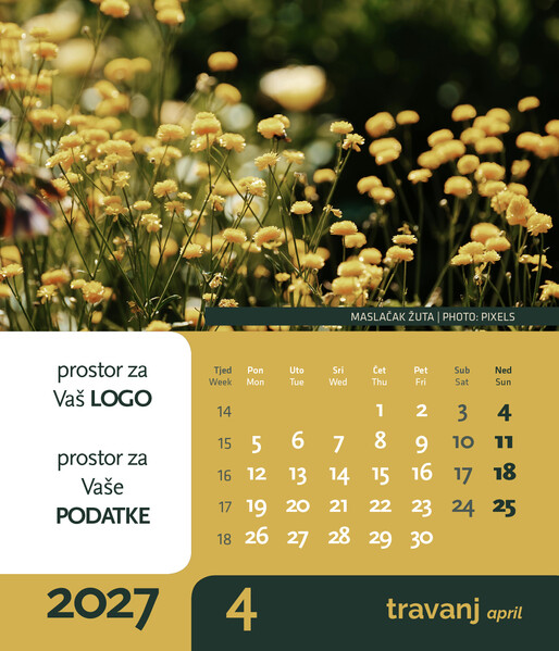 Stolni CD kalendar – Boje