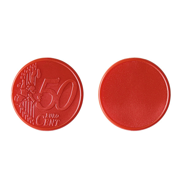 Coin 50 - Vermelho