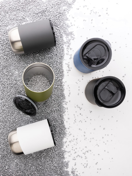 Kozarec Xd Collection, reciklirano jeklo, 360 ml - Bela