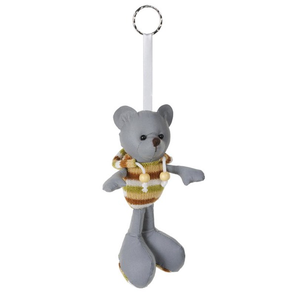 Teddy reflective keyring