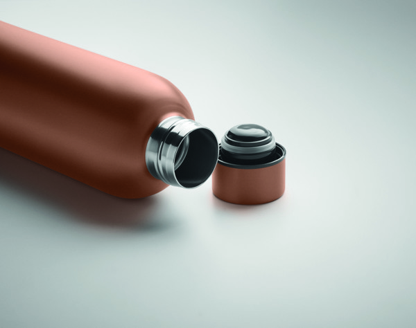 Bouteille en acier inox recyclé Athena - Cuivré