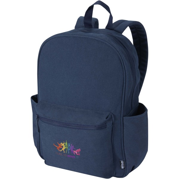 Sac à dos de ville Recanvas recyclé et certifié GRS de 15,6" et 16 L - Marine