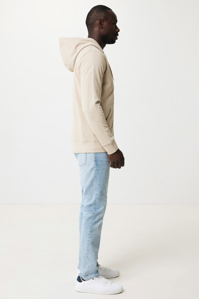 Iqoniq Abisko recycled cotton zip through hoodie - Desert / XL