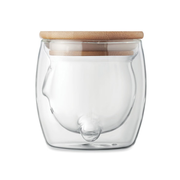 Double wall borosilicate mug Smile