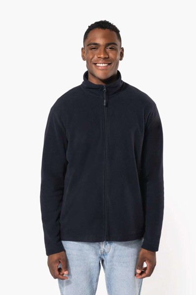 Full Zip Microfleece Jacket - Black / L