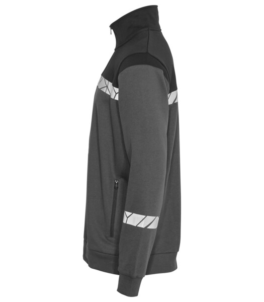 7102 1/2 ZIP SWEATSHIRT PGL Grey/Black XXL