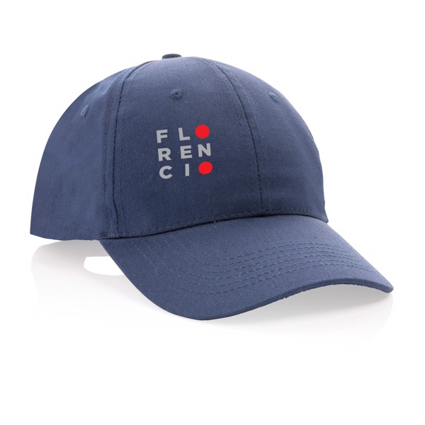 Impact 6 Panel Kappe aus 190gr rCotton mit AWARE™ Tracer - Navy Blau