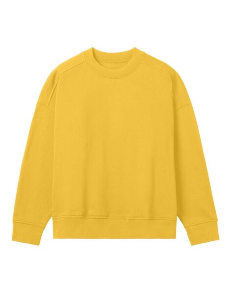 Womens Oversized Sweatshirt - Grey Melange / S
