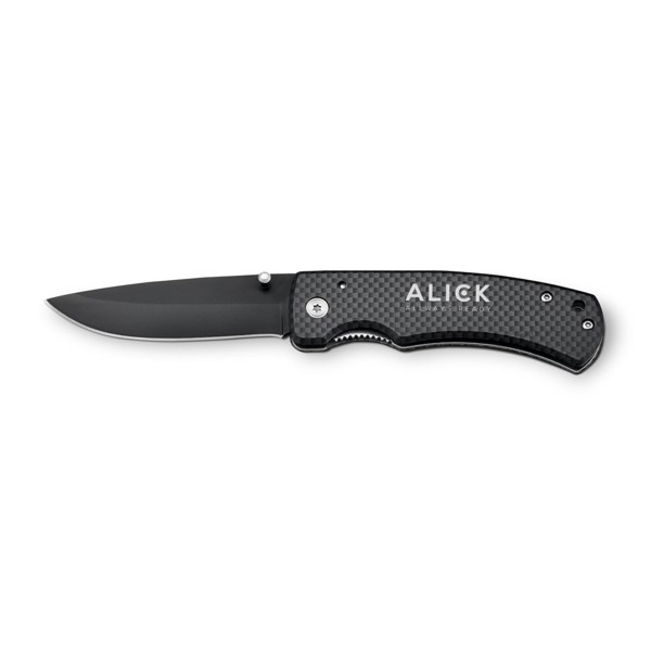 PS - ALICK. Pocket knife in stainless steel and metal
