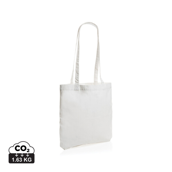 Impact AWARE™ taaskasutatud puuvillane kott 330 gsm - Valge