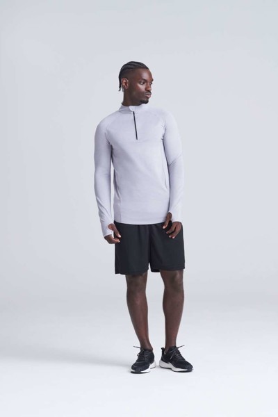 Cool Flex 1/2 Zip Top - Silver Grey / 2XL