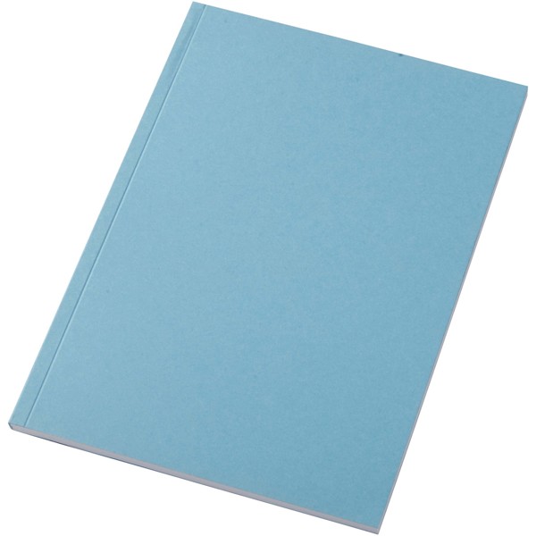 Cahier Novella Austen Colours recyclé A5 à couverture souple de 50 feuilles - Bleu