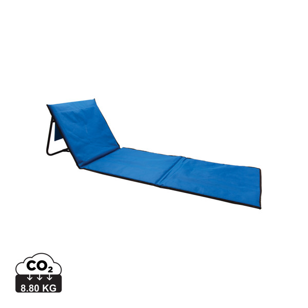 Chaise de plage pliable - Bleu