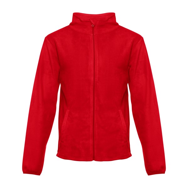 THC HELSINKI. Men's polar fleece jacket - Red / XXL