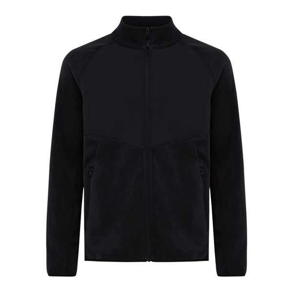 Iqoniq Talung recycled polyester microfleece zip through - Black / XS