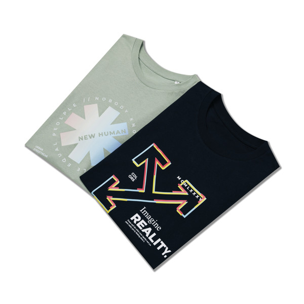 T-shirt en coton recyclé IQONIQ Bryce - Noir / 5XL