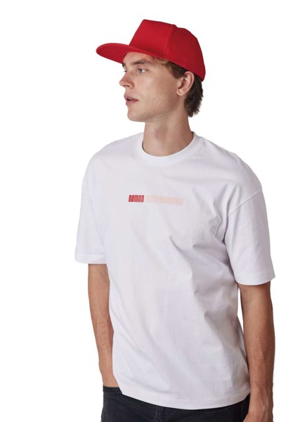 Snapback Cap - 5 Panels - White