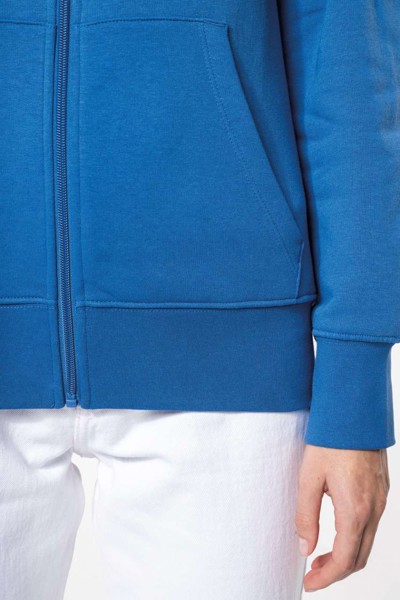 LADIES' ECO-FRIENDLY ZIPPED HOODED SWEATSHIRT
