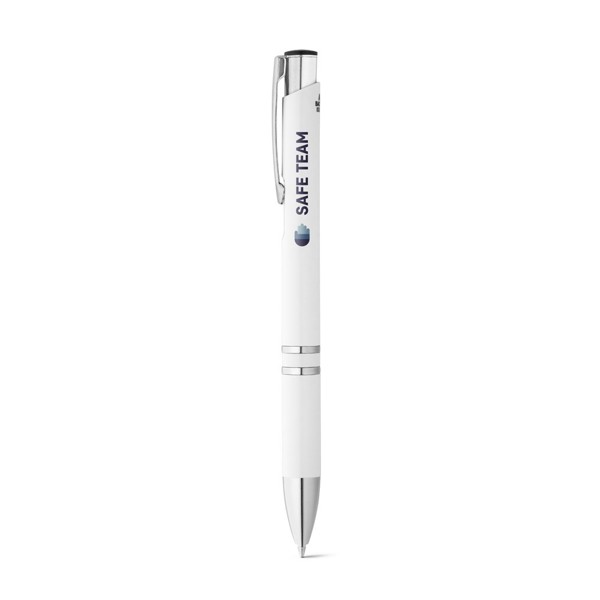 BETA SAFE. Antibacterial ball pen in ABS - White