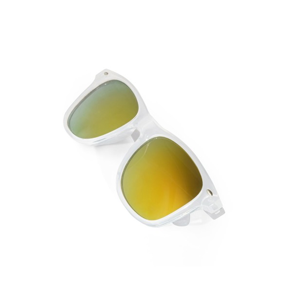 MEKONG. PC sunglasses with translucent frames - Dark Yellow